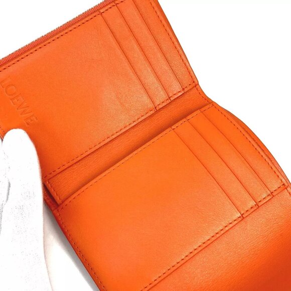LOEWE C821S33X07 anagram Vertical wallet small Compact wallet Trifold wallet - Picture 7 of 10